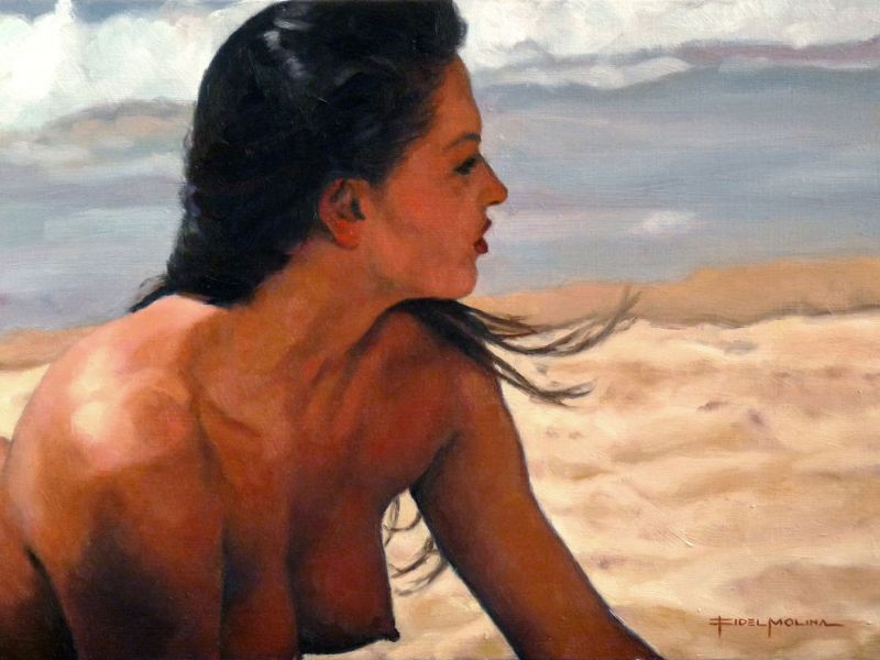 Acariciada por la&nbsp;brisa