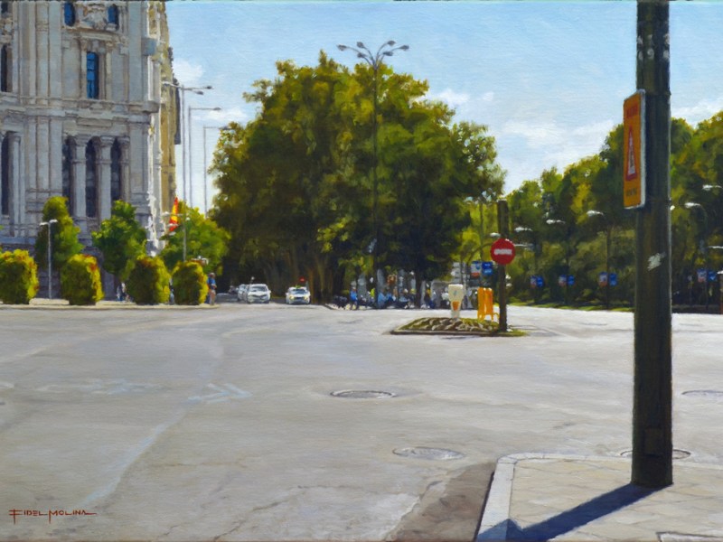 Sol de la tarde en&nbsp;Cibeles